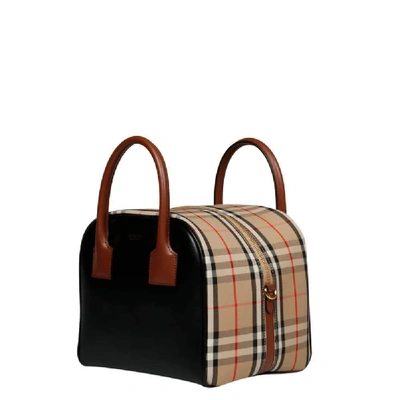 Shop Burberry Women's Beige Leather Handbag