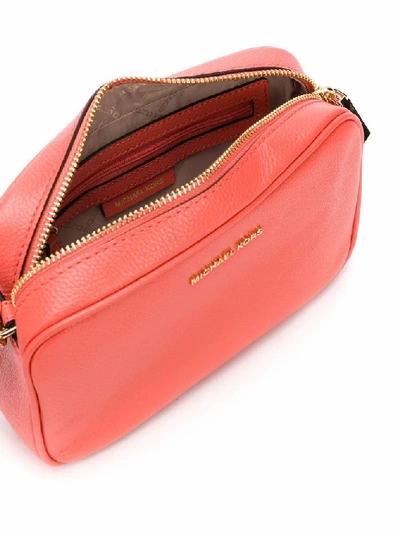 Shop Michael Kors Women's Orange Leather Shoulder Bag