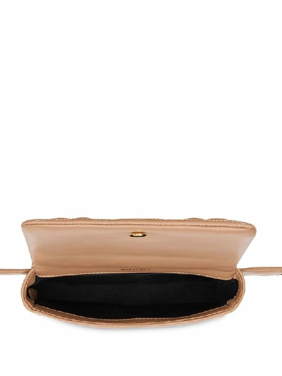 Shop Burberry Beige Leather Belt Bag