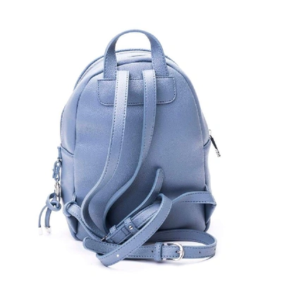 Shop Liu •jo Liu Jo Women's Light Blue Polyester Backpack