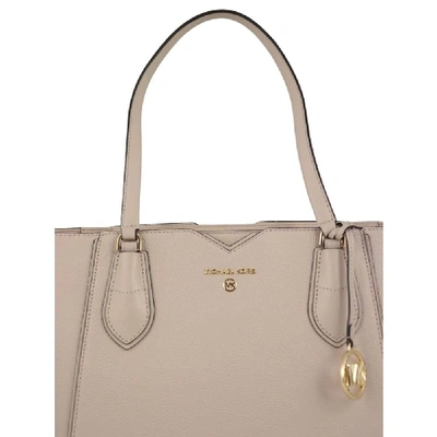 Shop Michael Kors Women's Pink Leather Tote