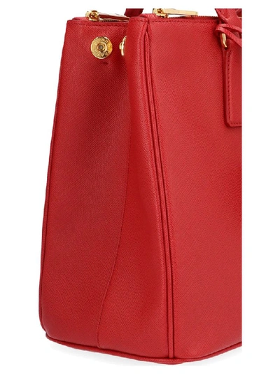 Shop Prada Red Leather Tote