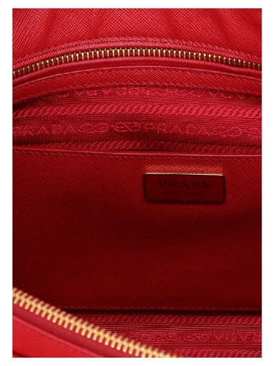 Shop Prada Red Leather Tote