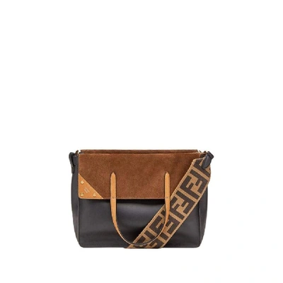 Shop Fendi Black Leather Handbag