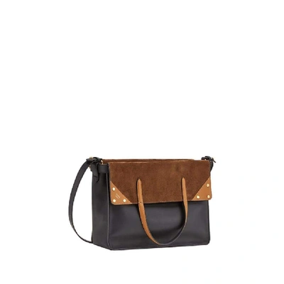 Shop Fendi Black Leather Handbag