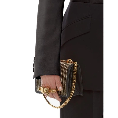 Shop Alexander Mcqueen Black Leather Shoulder Bag