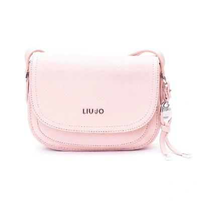 Shop Liu •jo Liu Jo Women's Pink Polyester Shoulder Bag