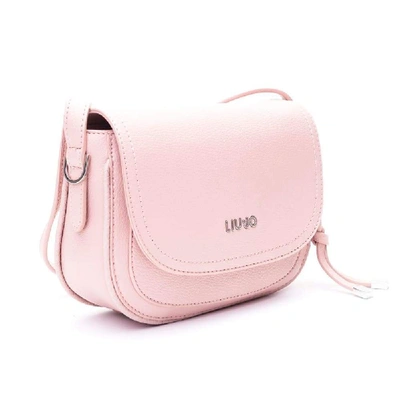 Shop Liu •jo Liu Jo Women's Pink Polyester Shoulder Bag