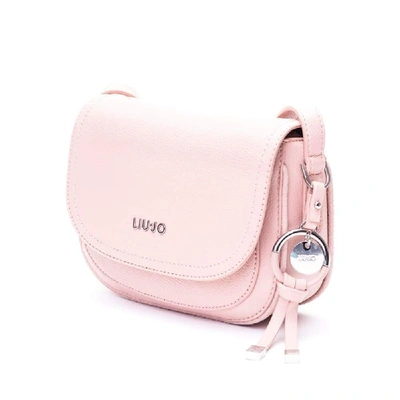 Shop Liu •jo Liu Jo Women's Pink Polyester Shoulder Bag