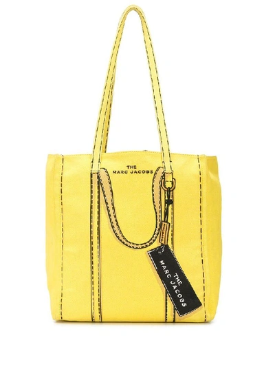 Shop Marc Jacobs Women's Yellow Cotton Tote