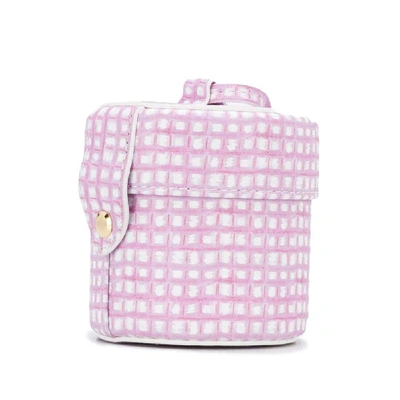 Shop Jacquemus Pink Leather Shoulder Bag