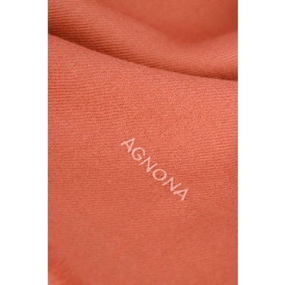 Shop Agnona Women's Red Cashmere Scarf