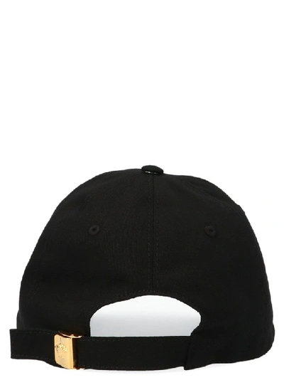 Shop Versace Black Cotton Hat