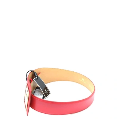Shop Elisabetta Franchi Women's Red Leather Belt