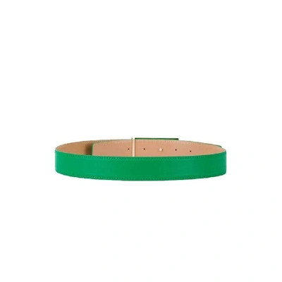 Shop Elisabetta Franchi Women's Green Faux Leather Belt