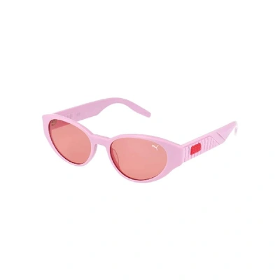 Shop Puma Women's Pink Metal Sunglasses