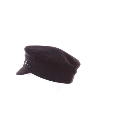 Shop Ruslan Baginskiy Black Wool Hat