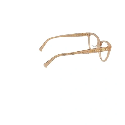 Shop Versace Women's Beige Acetate Glasses