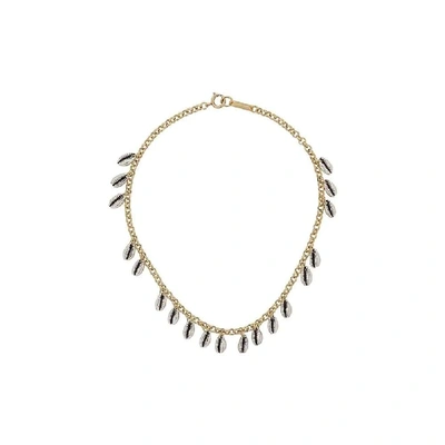 Shop Isabel Marant Women's Silver Metal Necklace