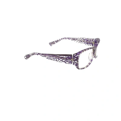 Shop Alain Mikli Women's Purple Acetate Glasses