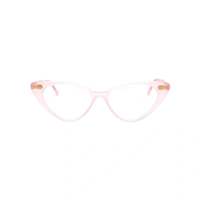 Shop Cutler And Gross Women's Pink Acetate Glasses