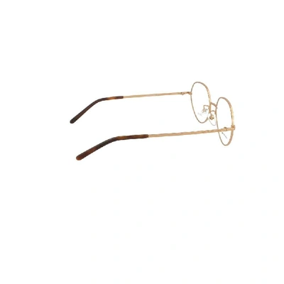 Shop Marc Jacobs Gold Metal Glasses