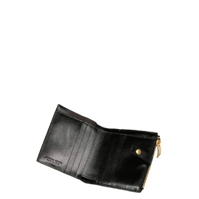 Shop Bottega Veneta Women's Black Leather Wallet