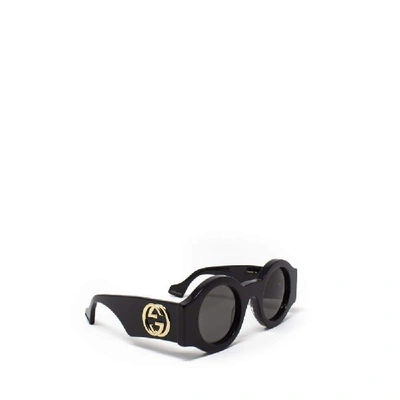 Shop Gucci Women's Black Acetate Sunglasses