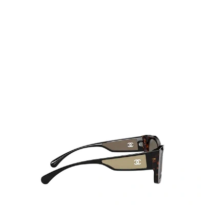 Pre-owned Chanel Women's Brown Acetate Sunglasses