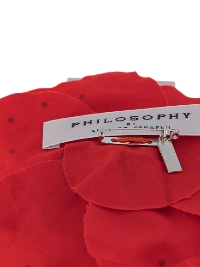 Shop Philosophy Red Polyamide Pin