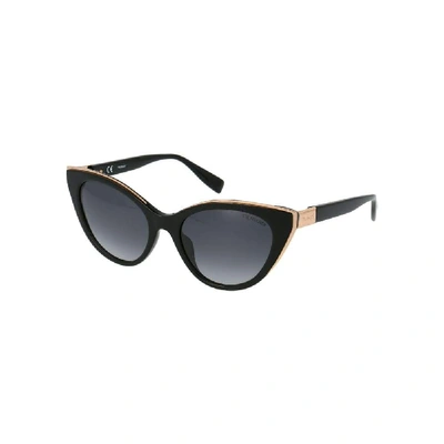 Shop Trussardi Women's Black Acetate Sunglasses