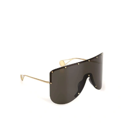 Shop Gucci Black Metal Sunglasses