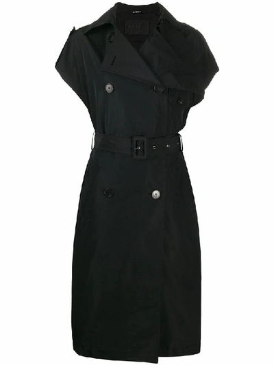 Shop Givenchy Women's Black Cotton Trench Coat