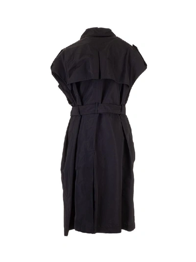 Shop Givenchy Women's Black Cotton Trench Coat