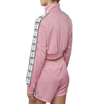 Shop Chiara Ferragni Women's Pink Polyester Sweatshirt
