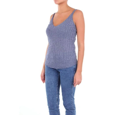 Shop Alysi Women's Blue Tank Top