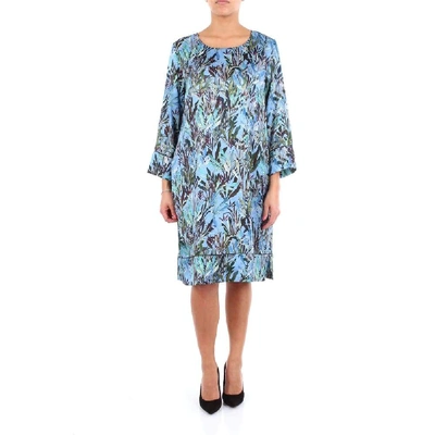 Shop Altea Women's Light Blue Viscose Dress