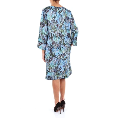 Shop Altea Women's Light Blue Viscose Dress