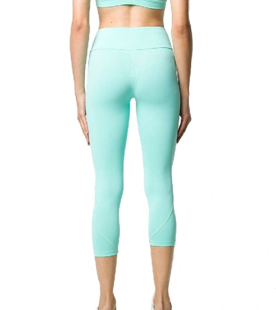 Shop Giada Benincasa Light Blue Polyamide Leggings