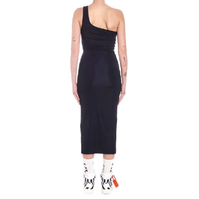 Shop Off-white Women's Black Viscose Dress