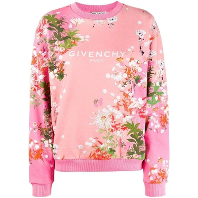 Shop Givenchy Pink Cotton Sweatshirt