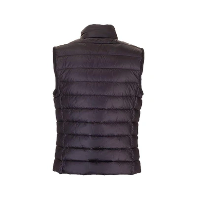 Shop Burberry Black Polyester Vest
