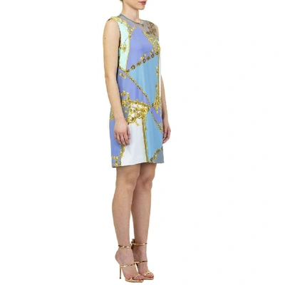 Shop Versace Multicolor Viscose Dress