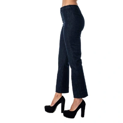 Shop Max Mara S  Women's Blue Cotton Jeans