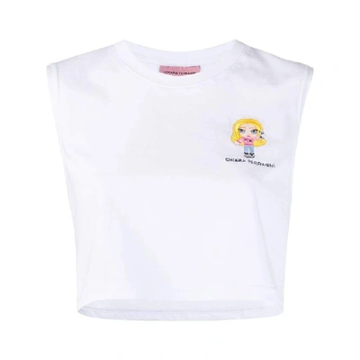 Shop Chiara Ferragni White Cotton Top