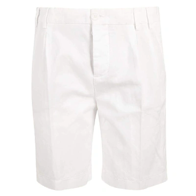 Shop Aspesi White Cotton Shorts
