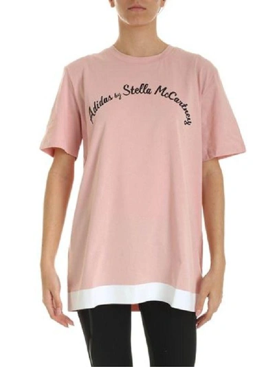 Shop Adidas By Stella Mccartney Pink Cotton T-shirt