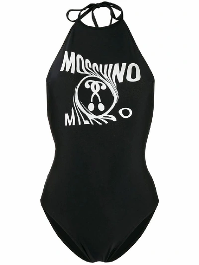 Shop Moschino Women's Black Polyamide One-piece Suit