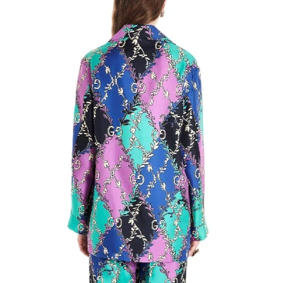 Shop Gucci Women's Multicolor Silk Shirt