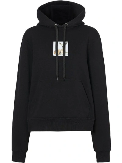 Shop Burberry Women's Black Cotton Sweatshirt